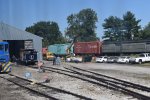 Crew at Work in the Yard